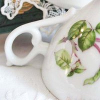 Vintage Teacup Lefton Pink Roses Footed China Retro Tea Dainty Decorative Tea Gift Mid Century Shabby Chic WhenRosesBloom Classic Tea