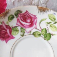 Vintage Teacup Lefton Pink Roses Footed China Retro Tea Dainty Decorative Tea Gift Mid Century Shabby Chic WhenRosesBloom Classic Tea