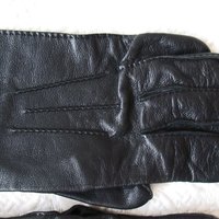 Gloves Size 9 Black Leather Vintage Downton Steampunk Victorian Austen Gentleman Dandy Cosplay Style Shipping Incl. in USA WhenRosesBloom