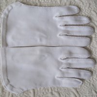 Vintage White Gloves for Tea Party 1st Communion Wedding Bride Bridesmaid Retro Mid Century Style Free Ship in US WhenRosesBloom