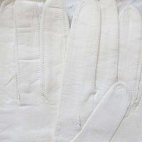 Gloves White  Sz 7 Formal Debutante Presentation Italian Kid Leather NOS Elegant Wedding Dance Austen Retro Hollywood Glamour WhenRosesBloom