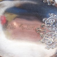 Vintage Silver Berry Salad Spoon Tea Gift Berkshire 1897 Rogers Victoria Downton Shabby Chic Cottage Decor Free Ship in US WhenRosesBloom