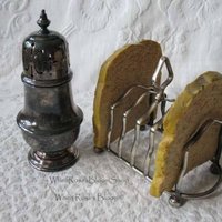 Vintage Silver Toast Rack Letter Holder Napkin English Estate Silver Tea Breakfast Shabby Chic Jane Austen Downton Abbey WhenRosesBloom