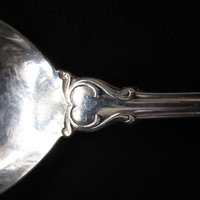 Vintage Silver Spoon Dessert Salad Berry Silver Fashion 1957 Holmes & Edwards Tea Gift  Shabby Cottage Decor WhenRosesBloom