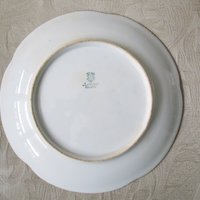 Cake Plate  w/ Pears Vintage Hand Painted China Tea Party Gift Dish  1900's Edwardian Victorian Cottage Shabby Chic WhenRosesBloom