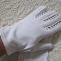 Vintage White Gloves for Tea Party 1st Communion Wedding Bride Bridesmaid Retro Mid Century Style Free Ship in US WhenRosesBloom