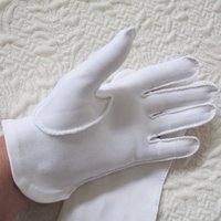 Vintage White Gloves for Tea Party 1st Communion Wedding Bride Bridesmaid Retro Mid Century Style Free Ship in US WhenRosesBloom