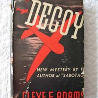 Vintage Mystery Book 1940s Black Decorative Library Midnight Mysteries Modern Mid Century Gift Conspiracy Adventure Mystery  WhenRosesBloom