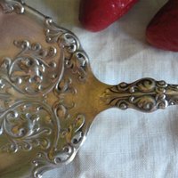 Vintage Silver Berry Salad Spoon Tea Gift Berkshire 1897 Rogers Victoria Downton Shabby Chic Cottage Decor Free Ship in US WhenRosesBloom