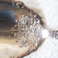Vintage Silver Berry Salad Spoon Tea Gift Berkshire 1897 Rogers Victoria Downton Shabby Chic Cottage Decor Free Ship in US WhenRosesBloom