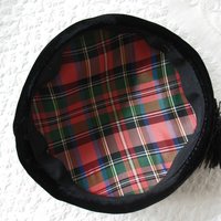 Vintage Hat Black Velvet Pill Box Mid Century 1950s Feather Rhinestone  Steampunk Cosplay  Kate Middleton Style WhenRosesBloom