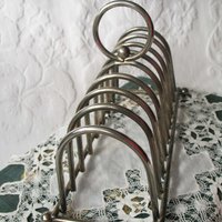 Silver Toast Letter Rack Vintage Estate Silver English Afternoon Tea Shabby Chic Minimalist Jane Austen Downton Abbey Tea WhenRosesBloom