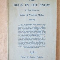 Vintage Book Edna St Vincent Millay The Buck in the Snow 1928  1st Ed Rare Poetry Literature Gift Decorative Library Decor  WhenRosesBloom