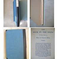 Vintage Book Edna St Vincent Millay The Buck in the Snow 1928  1st Ed Rare Poetry Literature Gift Decorative Library Decor  WhenRosesBloom