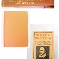 William Shakespeare Book Vintage Classic Who What in depth helps insights dictionary All about Shakespeare Gift Book WhenRosesBloom