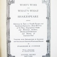 William Shakespeare Book Vintage Classic Who What in depth helps insights dictionary All about Shakespeare Gift Book WhenRosesBloom