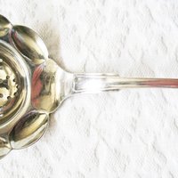 Silver Tea Strainer Sugar Sifter Vintage Rare Elegant Afternoon Tea Party Downton Austen Elegant Cottage Shabby Chic Tea Gift WhenRosesBloom