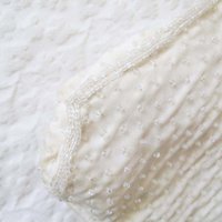 Vintage Purse White  Beaded Formal Evening Bag Elegant Handbag Wedding Tea Party Cocktail Party Deubutante Classic Bridal WhenRosesBloom