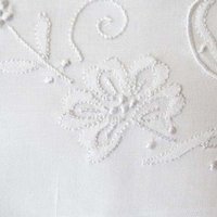 Vintage White Madeira Hanky R Initial Monogram Wedding Keepsake Gift Handkerchief Remembrance Heirloom Free Ship  US WhenRosesBloom
