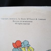 Book Sunbonnet Babies in Mother Goose Land Vintage Retro Library Decorative Graphic Art Rare Juvenile Child Reader Fiction WhenRosesBloom