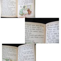 Book Sunbonnet Babies in Mother Goose Land Vintage Retro Library Decorative Graphic Art Rare Juvenile Child Reader Fiction WhenRosesBloom