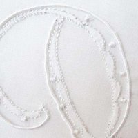 Vintage White Madeira Hanky R Initial Monogram Wedding Keepsake Gift Handkerchief Remembrance Heirloom Free Ship  US WhenRosesBloom