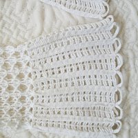 Vintage Gloves White Crochet Elegant Tea Party Vintage Retro Wedding Bridesmaid Communion Victoria Downton J Austen Cosplay WhenRosesBloom