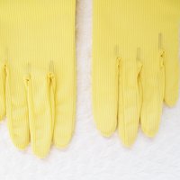 Vintage Gloves Sheer Yellow NOS  Retro Mid Century Wedding Tea Dance Downton Tea Party  Mid Century Cosplay  Free Ship  US When Roses Bloom