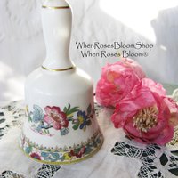 Vintage Coalport Ming Rose Bell English Bone China Tea Party Wedding Birthday Classic Elegant Tea Gift   WhenRosesBloom
