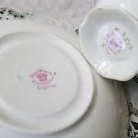Royal Albert Vintage Tea Cup Pink Roses Blue 1917-1933  Rare  English Bone China Retro Tea Time Gift Dainty Shabby Chic Style WhenRosesBloom