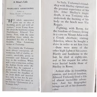 Vintage Red Book biography Trelawny Adventure Swashbucker Pirate Bryon Shelley Friend Margaret Armstrong Decorative Library WhenRosesBloom