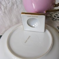 Vintage Footed Tea Cup Pink Floral  Made Japan Mid Century Retro Elegant Tea Gift Victoria Downtown Tea Cottage Shabby Chic WhenRosesBloom