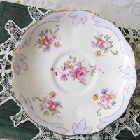 Royal Albert Vintage Tea Cup Pink Roses Blue 1917-1933  Rare  English Bone China Retro Tea Time Gift Dainty Shabby Chic Style WhenRosesBloom