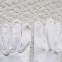 Vintage Gloves White Matinee Tea Party Dance Wedding Retro Mid Century Washable Everyday Gloves  FREE SHIPPING US When Roses Bloom