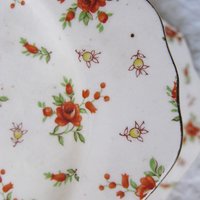 Vintage Rose Chintz China Two Tier Stand Made in Japan 1920's-1930's Tea Party Wedding Birthday Classic Elegant Tea Gift  WhenRosesBloom