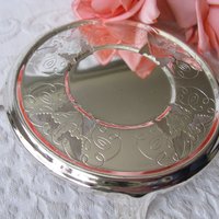Silver Tea Trivet Hot Plate Vintage Tea Party Wedding Birthday Entertaining Tea Gift Silver Rococo Elegant Shabby Chic   WhenRosesBloom