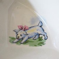 Vintage Baby Dish Mid Century warming dish divided heated plate classic baby shower gift nursery decor Keepsake Heirloom WhenRosesBloom