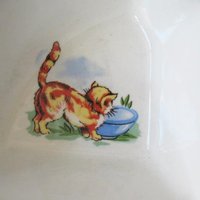 Vintage Baby Dish Mid Century warming dish divided heated plate classic baby shower gift nursery decor Keepsake Heirloom WhenRosesBloom