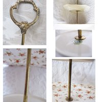 Vintage Rose Chintz China Two Tier Stand Made in Japan 1920's-1930's Tea Party Wedding Birthday Classic Elegant Tea Gift  WhenRosesBloom