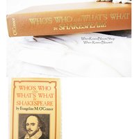 William Shakespeare Book Vintage Classic Who What in depth helps insights dictionary All about Shakespeare Gift Book WhenRosesBloom