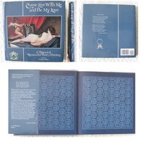 Vintage Book Renaissance Poetry Paintings Romantic Love Come Live with Me and Be My Love 1st Ed  Decorative Library Decor   WhenRosesBloom