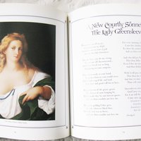 Vintage Book Renaissance Poetry Paintings Romantic Love Come Live with Me and Be My Love 1st Ed  Decorative Library Decor   WhenRosesBloom