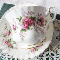 Royal Albert Lavender Rose Vintage Tea Cup English Bone China Retro TeaTime Gift Dainty Mid Century Style Shabby Chic WhenRosesBloom