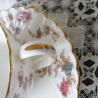 Vintage Tea Cup English Minton Floral Gold Downton Tea Time Gift Cottage Shabby Chic Mid Century Tea Style  WhenRosesBloom