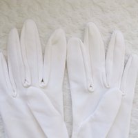 Vintage White Gloves Wedding Tea Retro Mid Century Bride Bridesmaid Downton Titanic Austen Cosplay  Free Ship  US When Roses Bloom