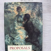 Vintage Book Proposals Romantic Love Classic Love A Lovers' Anthology Decorative Library Decor Famous Lovers Romantic Gift  WhenRosesBloom
