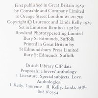 Vintage Book Proposals Romantic Love Classic Love A Lovers' Anthology Decorative Library Decor Famous Lovers Romantic Gift  WhenRosesBloom