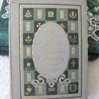 Book Where Ghosts Walked Literary History 1898 1st Ed Decorative Pretty Cover Vintage Library Decor Gift Decorative Artwork  WhenRosesBloom