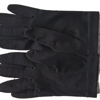 Vintage Black Gloves Sz 6 6.5 Driving Gloves Mid Century Retro 60's Audrey Hepburn Hollywood Glamour Steampunk  Free Ship US WhenRosesBloom