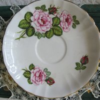 Vintage Tea Cup Shakespeare  Rose English Bone China Tea Gift Dainty Elegant Shabby Chic Retro Mid Century Classic British WhenRosesBloom